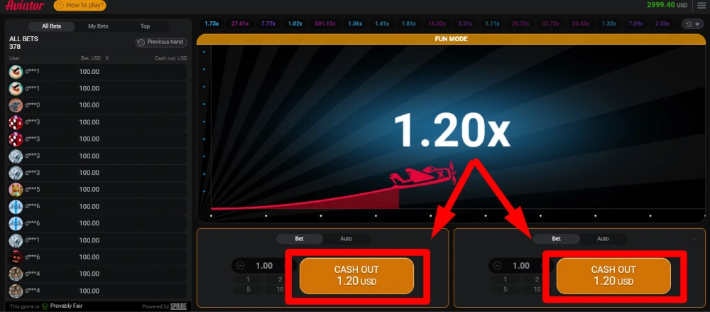 Як робити висновок в Авіаторі